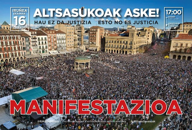 Manifestación 16 de junio Iruña