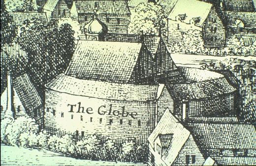1614 second Globe Theatre Public Domain