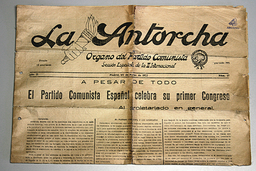 407 2013 10 04 La Antorcha. Primer periódico del Partido Comunista Español
