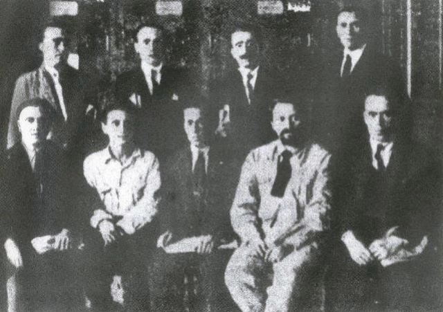 Óscar Pérez Solís, Maurín y Nin, entre otros, en Moscú 1924