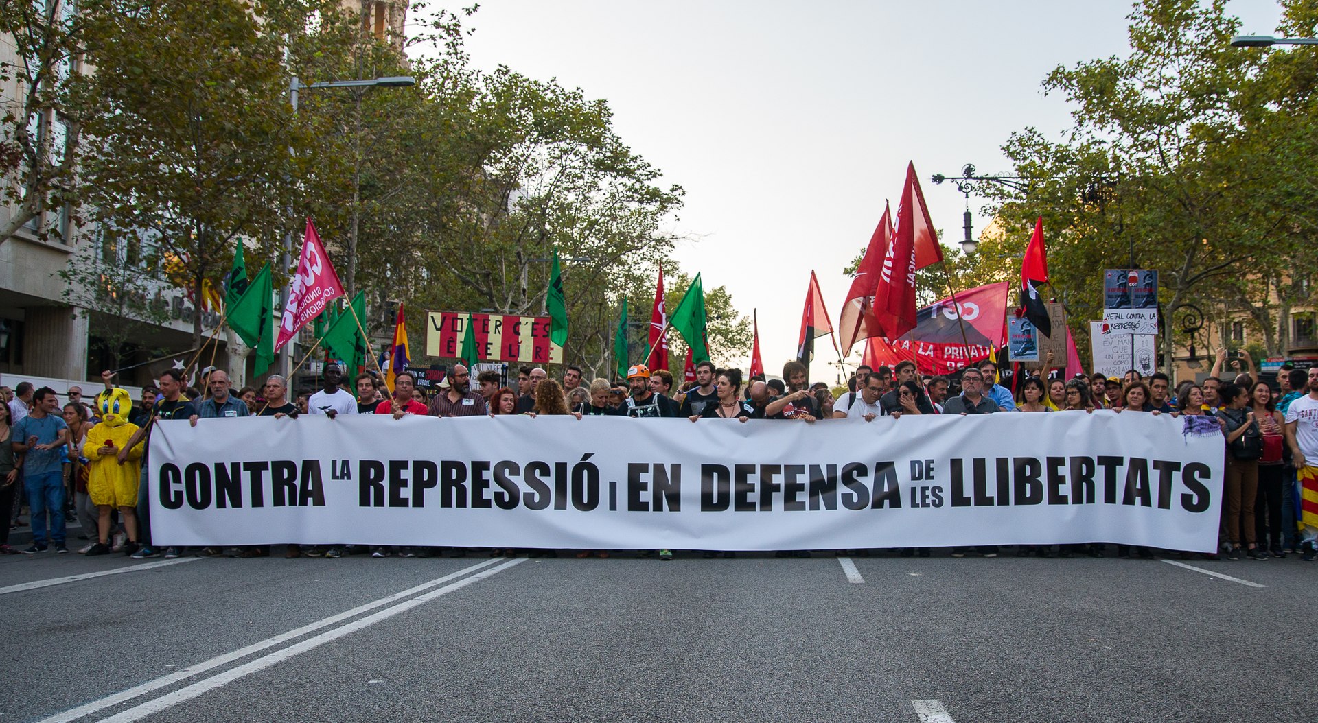 1920px Catalan general strike 2017
