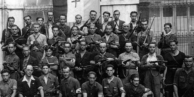 Guerrilleros españoles en el Pirineo francés, tras la Guerra Civil. El PCE dirigió unidades guerrilleras hasta finales de los años 40