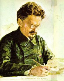 trotsky anniversary trotsky portrait